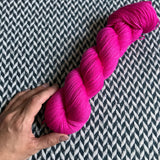 ACID PINK -- dyed to order -- choose your yarn base