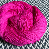 ACID PINK -- dyed to order -- choose your yarn base