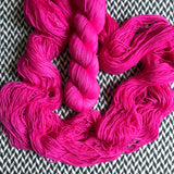 ACID PINK -- dyed to order -- choose your yarn base