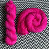 ACID PINK -- dyed to order -- choose your yarn base