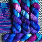 ROYAL ICING -- dyed to order -- choose your yarn base