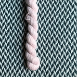 Pale by Comparison -- mini-skein -- Broadway sparkle sock yarn-- ready to ship