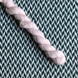Pale by Comparison -- mini-skein -- Broadway sparkle sock yarn-- ready to ship
