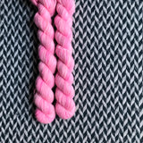 Pink Swirl -- mini-skein -- Times Square sock yarn -- ready to ship