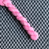 Pink Swirl -- mini-skein -- Times Square sock yarn -- ready to ship