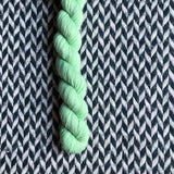 Pale Green -- mini-skein -- Times Square sock yarn-- ready to ship