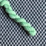 Pale Green -- mini-skein -- Times Square sock yarn-- ready to ship