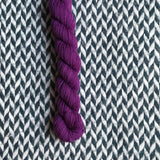 Velveteen -- mini-skein -- Times Square sock yarn-- ready to ship