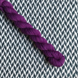 Velveteen -- mini-skein -- Times Square sock yarn-- ready to ship