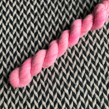Pink Swirl -- mini-skein -- Times Square sock yarn -- ready to ship