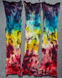 DUSK RAINBOW -- double-stranded sock blank -- ready to ship