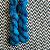 BLUE AGATE -- *Half-skein* Times Square sock yarn -- ready to ship