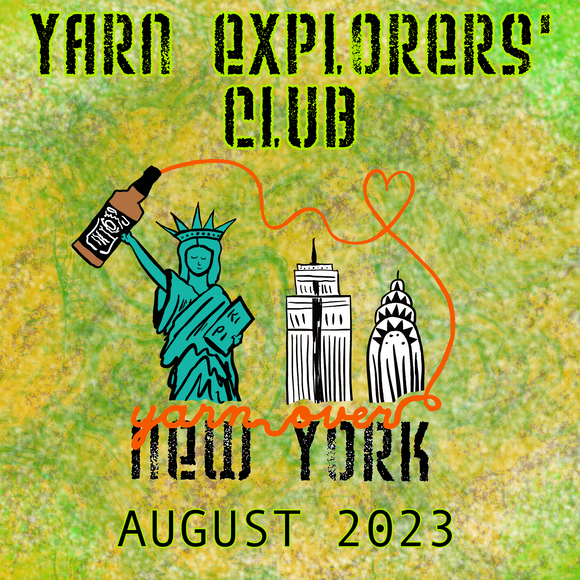 YARN EXPLORERS' CLUB -- August 2023 -- dyed to order yarn
