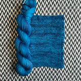 BLUE AGATE -- *Half-skein* Times Square sock yarn -- ready to ship