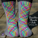 Friendship Bracelet Socks Bundle *1 Skein plus 6 Mini-Skein Set* -- Times Square sock yarn