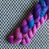 SUNSET DREAMS with Pink Clouds * Broadway Sparkle Sock Set * -- full-size skein with mini-skein -- ready to ship yarn