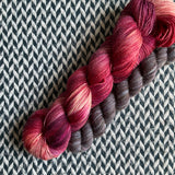 SANDALWOOD with Turkey Vulture * Broadway Sparkle Sock Set * -- full-size skein with mini-skein -- ready to ship yarn