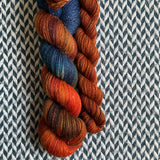 BEAUTI-FALL with Spicetacular * Broadway Sparkle Sock Set * -- full-size skein with mini-skein -- ready to ship yarn