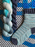 AGAVE with Black Opal * Broadway Sparkle Sock Set * -- full-size skein with mini-skein -- ready to ship yarn