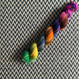 GHOST OF HALLOWEEN PAST -- Half-Skein -- Times Square sock yarn -- ready to ship