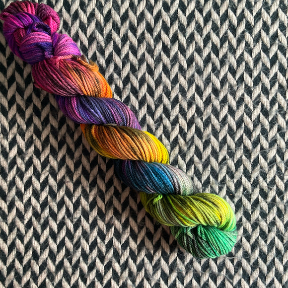GHOST OF HALLOWEEN PAST -- Half-Skein -- Kew Gardens DK yarn --ready to ship