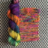 GHOST OF HALLOWEEN PAST -- Times Square sock yarn -- ready to ship