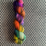 GHOST OF HALLOWEEN PAST -- Broadway sparkle sock yarn -- ready to ship