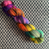 GHOST OF HALLOWEEN PAST -- Broadway sparkle sock yarn -- ready to ship