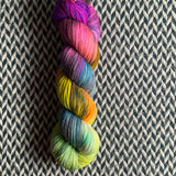 GHOST OF HALLOWEEN PAST -- Times Square sock yarn -- ready to ship