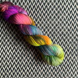 GHOST OF HALLOWEEN PAST -- Times Square sock yarn -- ready to ship