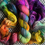GHOST OF HALLOWEEN PAST -- Times Square sock yarn -- ready to ship