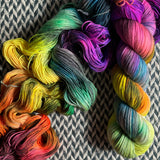 GHOST OF HALLOWEEN PAST -- Times Square sock yarn -- ready to ship