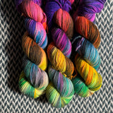 GHOST OF HALLOWEEN PAST -- Tribeca sparkle DK yarn -- ready to ship