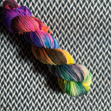 GHOST OF HALLOWEEN PAST -- Tribeca sparkle DK yarn -- ready to ship
