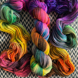GHOST OF HALLOWEEN PAST -- Tribeca sparkle DK yarn -- ready to ship