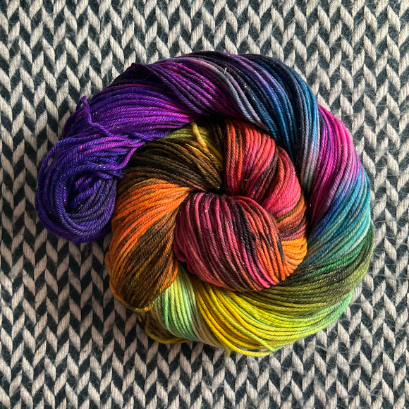 GHOST OF HALLOWEEN PAST -- Tribeca sparkle DK yarn -- ready to ship