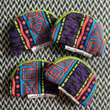 ABSTRACTION -- small notion pouch with zipper -- ready to ship