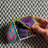 ABSTRACTION -- small notion pouch with zipper -- ready to ship