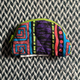 ABSTRACTION -- small notion pouch with zipper -- ready to ship