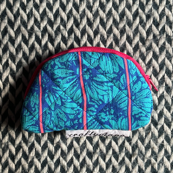 HYDROBLUE -- small notion pouch with zipper -- ready to ship