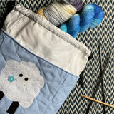 SHEEPISH -- project bag -- ready to ship