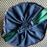 HEARTY PLAID -- project bag -- ready to ship