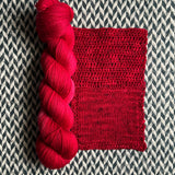 CLAUS-TROPHOBIC -- Times Square sock yarn -- ready to ship