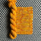 GLOW BIG OR GLOW HOME -- Half-Skein -- Times Square sock yarn -- ready to ship