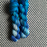 OY TO THE WORLD -- Wave Hill zebra fingering yarn -- ready to ship