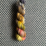 IT'S LIT -- Wave Hill zebra fingering yarn -- ready to ship