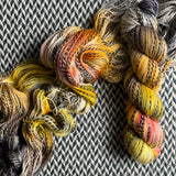 IT'S LIT -- Wave Hill zebra fingering yarn -- ready to ship