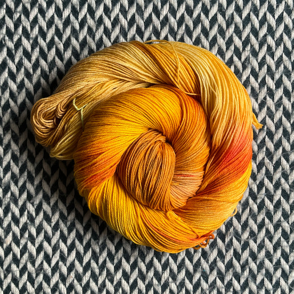 GLOW BIG OR GLOW HOME -- Times Square sock yarn -- ready to ship