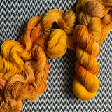 GLOW BIG OR GLOW HOME -- Broadway sparkle sock yarn -- ready to ship