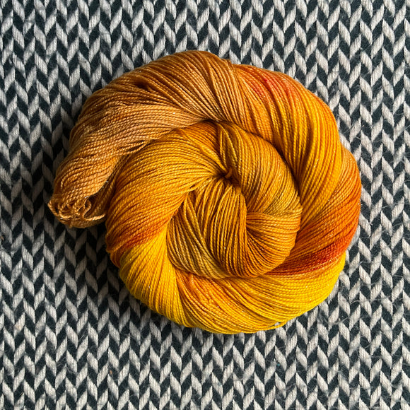 GLOW BIG OR GLOW HOME -- Broadway sparkle sock yarn -- ready to ship